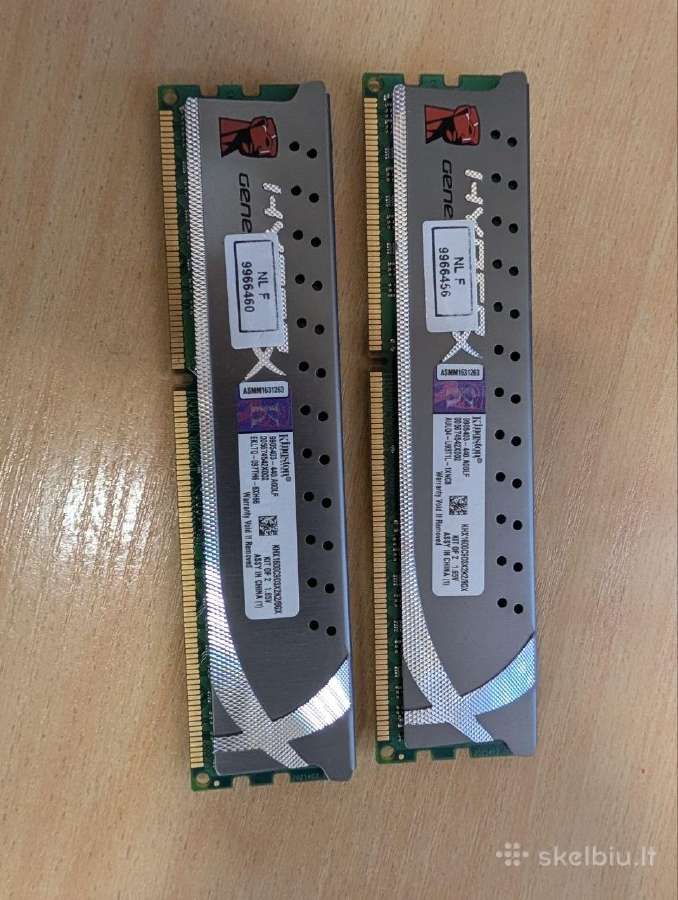 Kingston Hyperx Genesis Ddr3 8gb (2x4gb) 1600mhz - nuotraukos Nr. 2