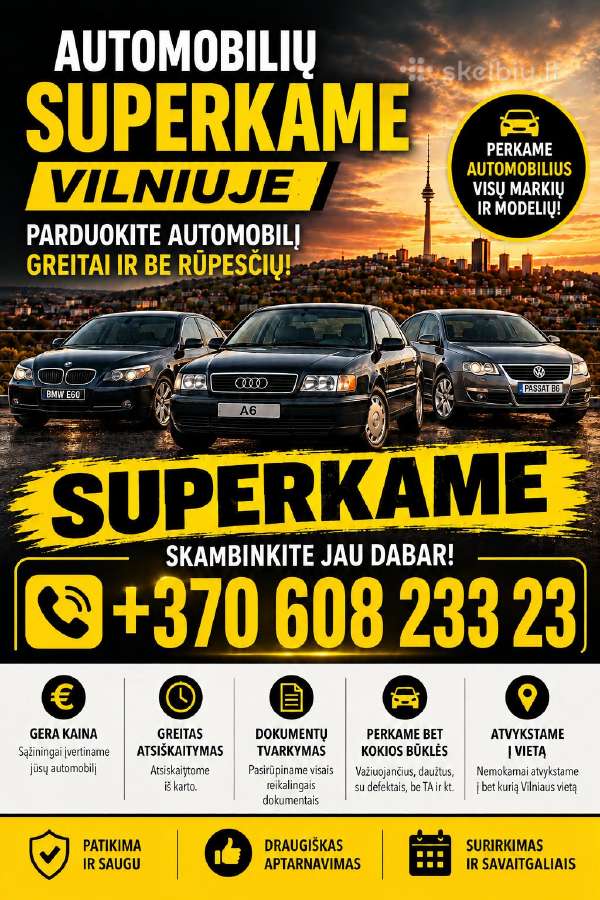 Automobilių Supirkimas Vilniuje 24/7 - nuotraukos Nr. 3