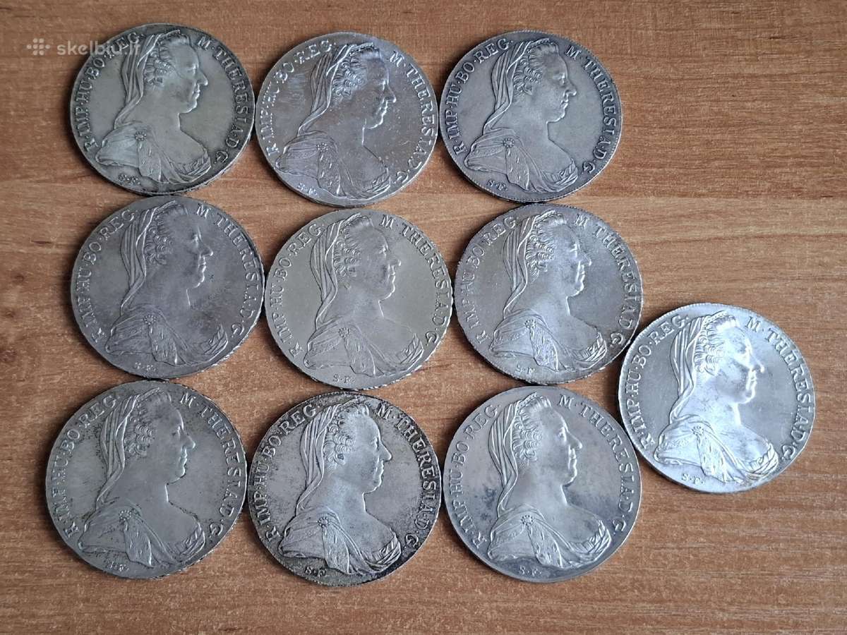 10vnt. Terezės talerių - nuotraukos Nr. 2