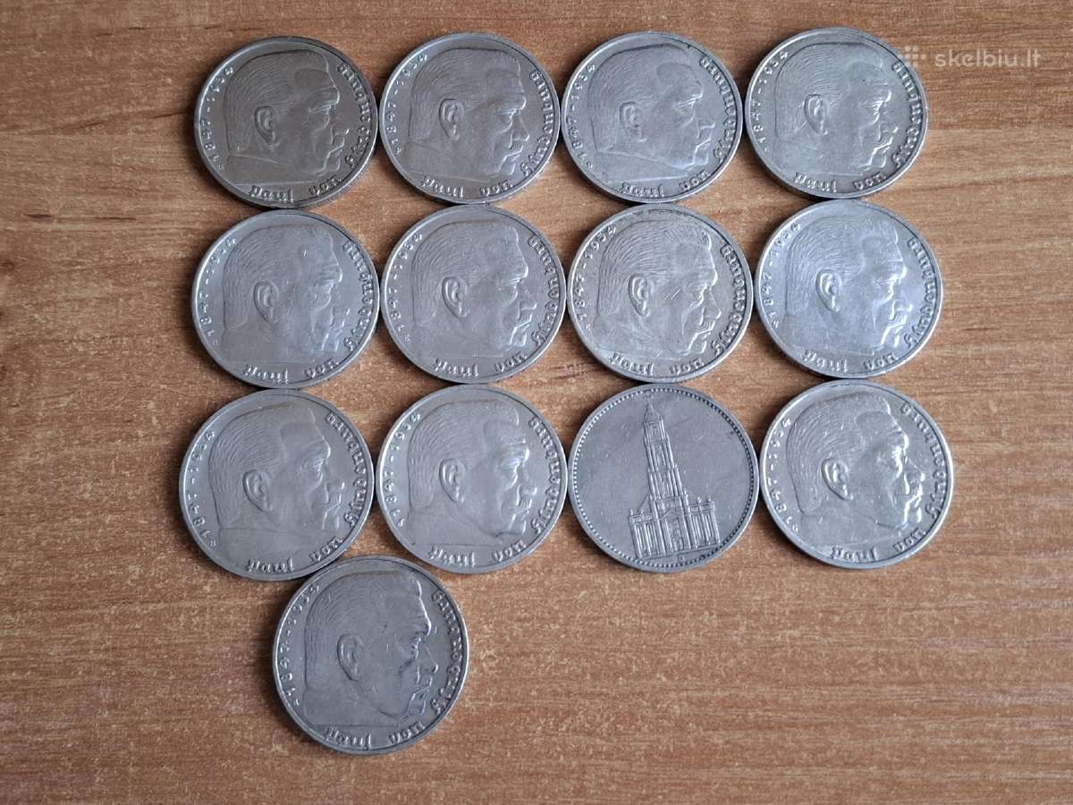 13vnt. Vokietijos penkmarkių - nuotraukos Nr. 2
