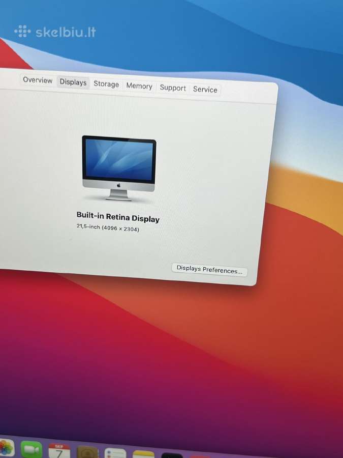 iMac 21.5 4k 1tb - nuotraukos Nr. 3