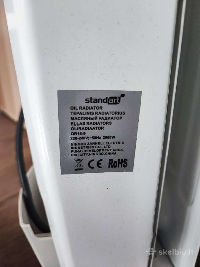 Tepalinis ir elektrinis šildytuvas/radiatorius - nuotraukos Nr. 2