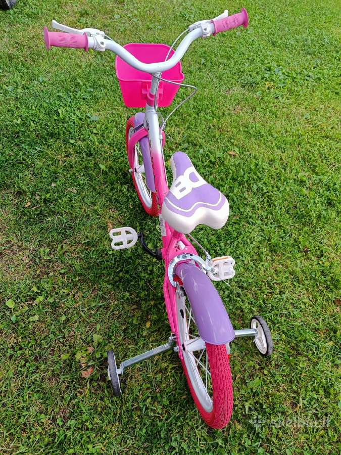 Dviratukas mergaitei Bimbo Bike Girl Buterfly - nuotraukos Nr. 2