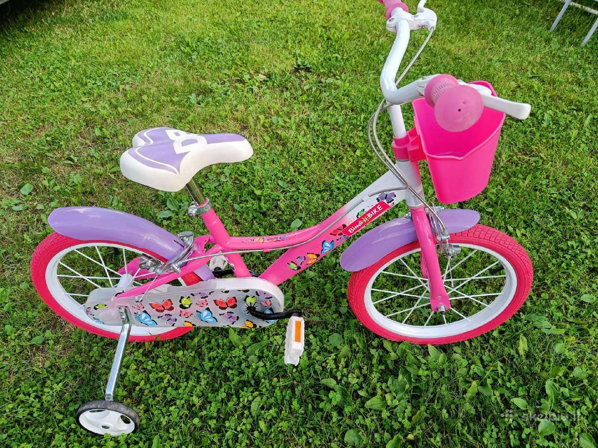 Dviratukas mergaitei Bimbo Bike Girl Buterfly - nuotraukos Nr. 4