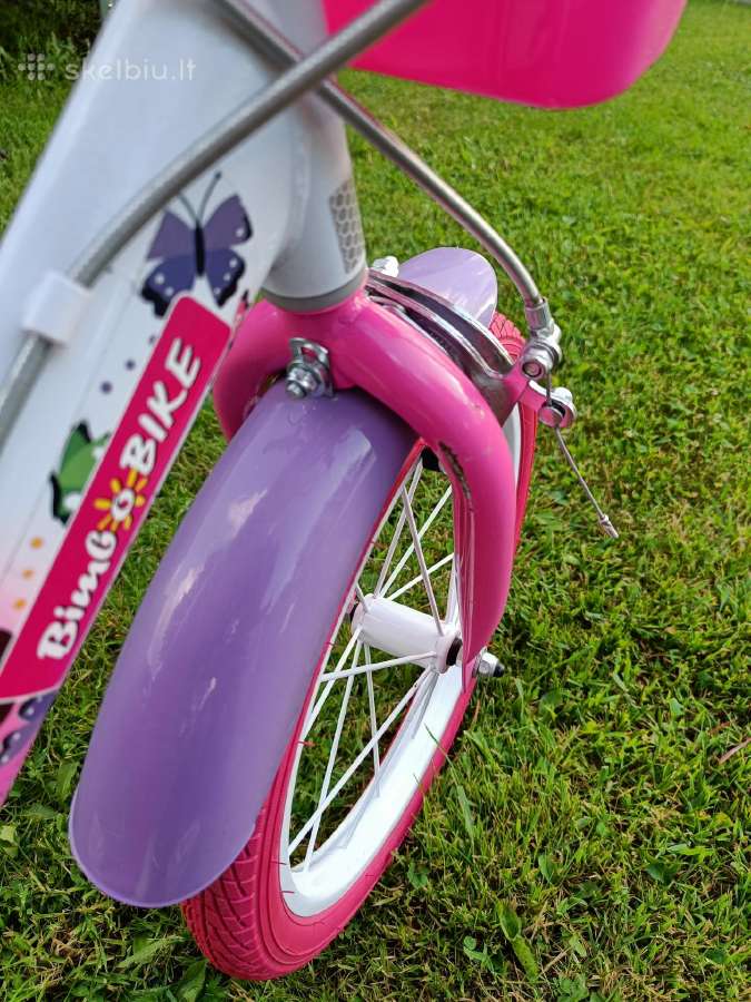 Dviratukas mergaitei Bimbo Bike Girl Buterfly - nuotraukos Nr. 7