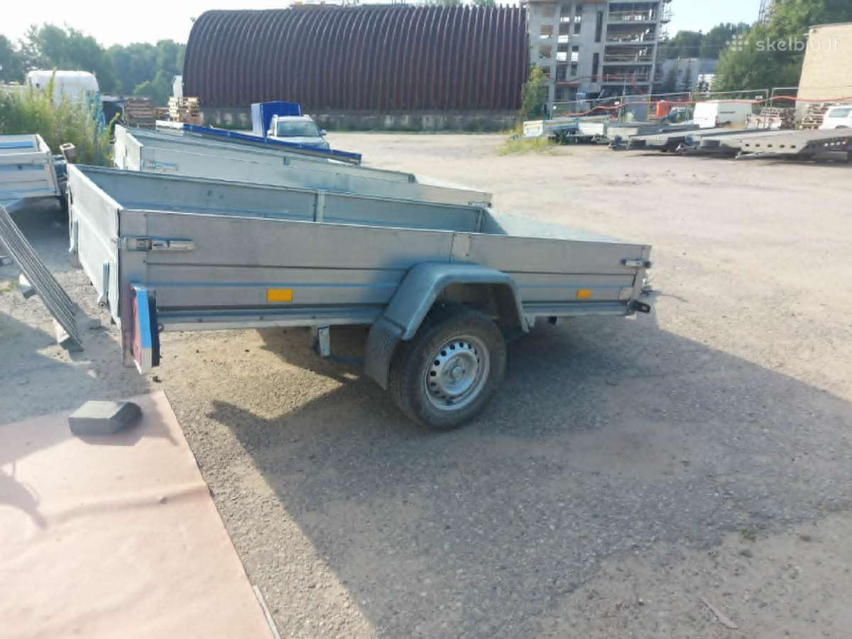 2,7 x 1,5m linginė uždaro metalo profilio priekaba - nuotraukos Nr. 6
