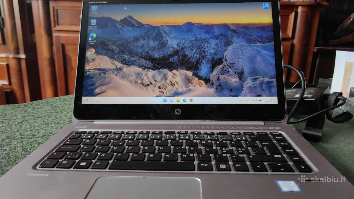 Hp Elitebook 1040 G3 Win11pro 16/256gb i5(6)cpu - nuotraukos Nr. 5