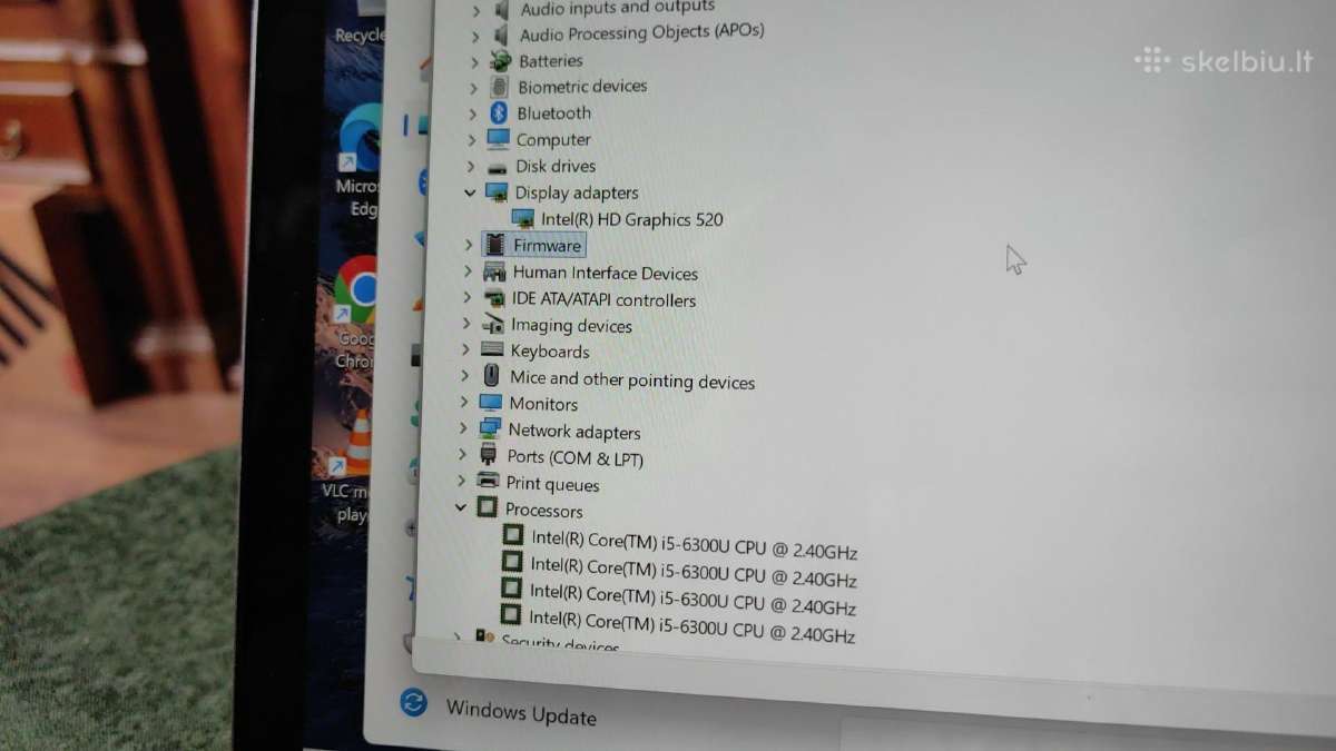 Hp Elitebook 1040 G3 Win11pro 16/256gb i5(6)cpu - nuotraukos Nr. 8