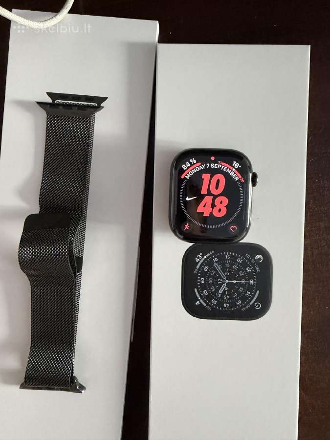 Apple Watch 11 titanium 46mm & Airpods 3 Pro - nuotraukos Nr. 2