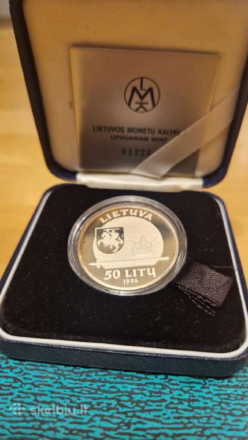 Parduodama sertifikuota 1996m 50lt monet Mindaugas - nuotraukos Nr. 4