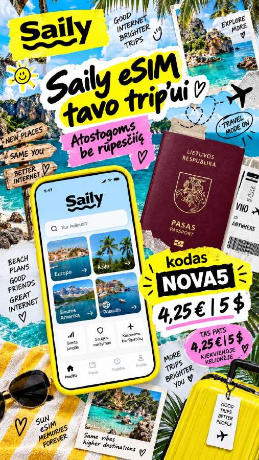 Saily esim nuolaidos kodas Nova5 - 5$ 4,25€ - nuotraukos Nr. 13
