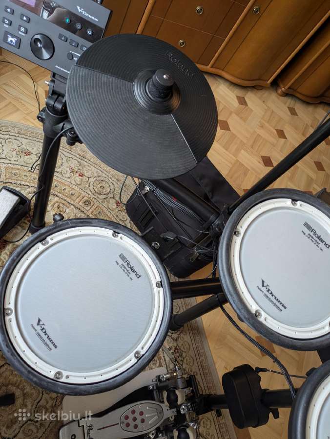 Roland Td-07 + Pearl Eliminator 2052c + kėdė - nuotraukos Nr. 7