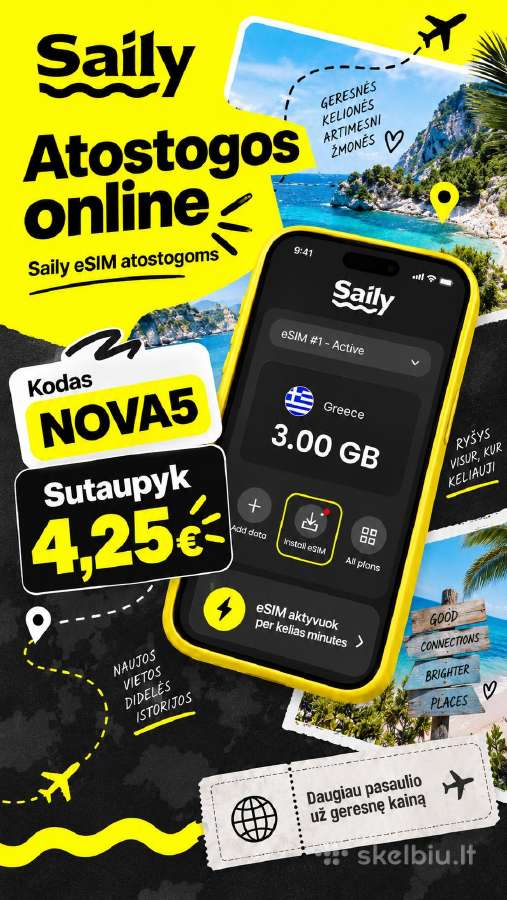 Saily esim nuolaidos kodas Nova5 - 5$ 4,25€ - nuotraukos Nr. 21