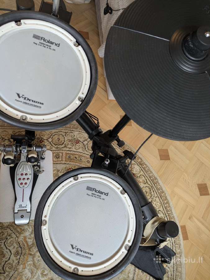 Roland Td-07 + Pearl Eliminator 2052c + kėdė - nuotraukos Nr. 10