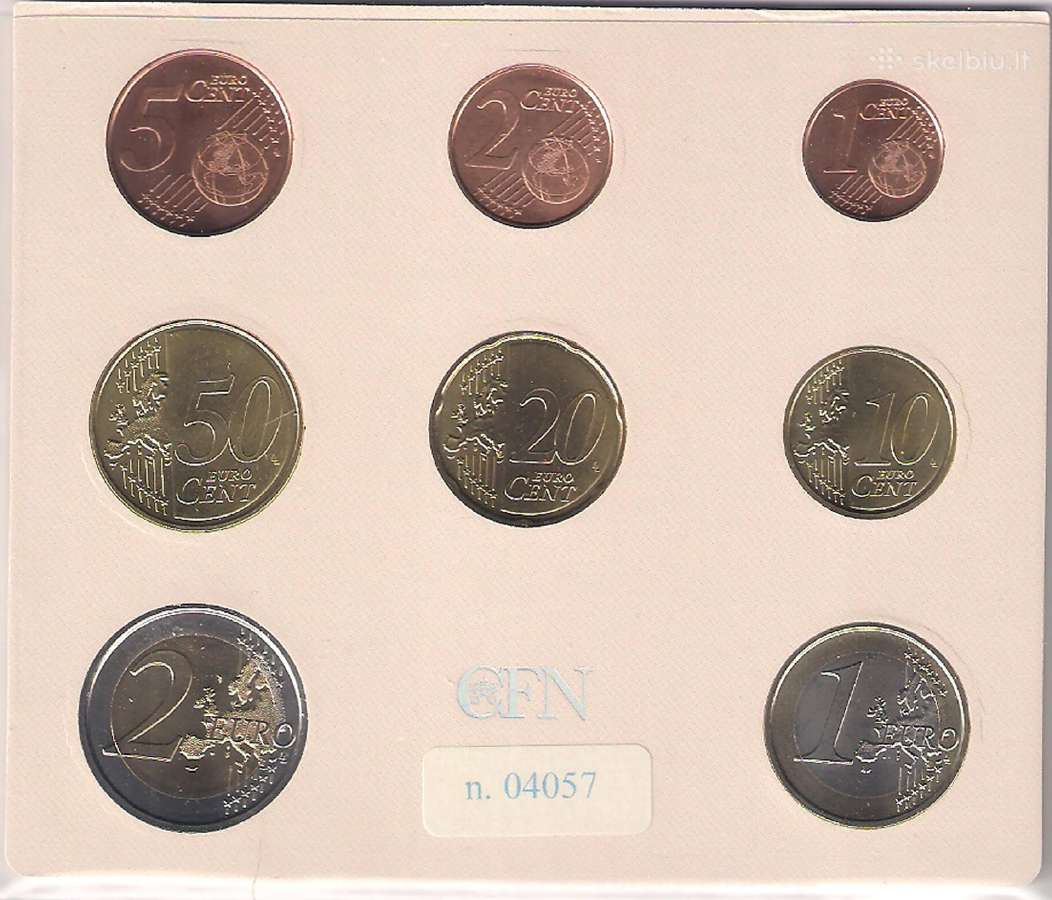 Vatikano euro monetų rinkinys Bu 2026 - nuotraukos Nr. 4