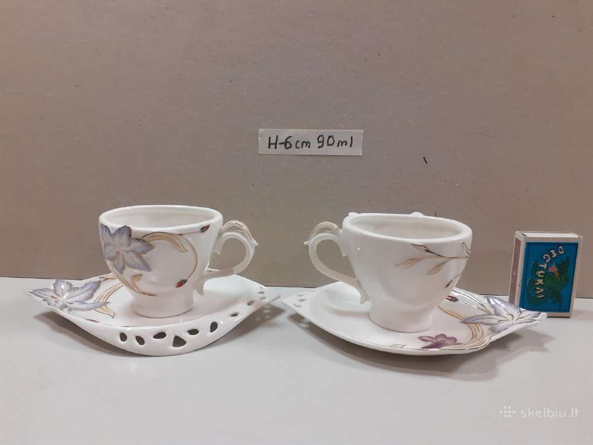 Porcelianiniai puodeliai iš Art Collection. - nuotraukos Nr. 6
