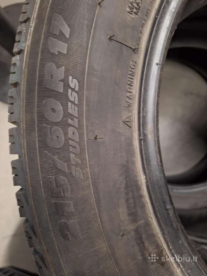 Žieminės Michelin X-ice 215/60 R17 padangos - nuotraukos Nr. 3