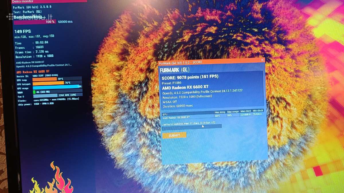 Amd Radeon Rx 6600 XT Sapphire Nitro+ Gaming Oc - nuotraukos Nr. 7