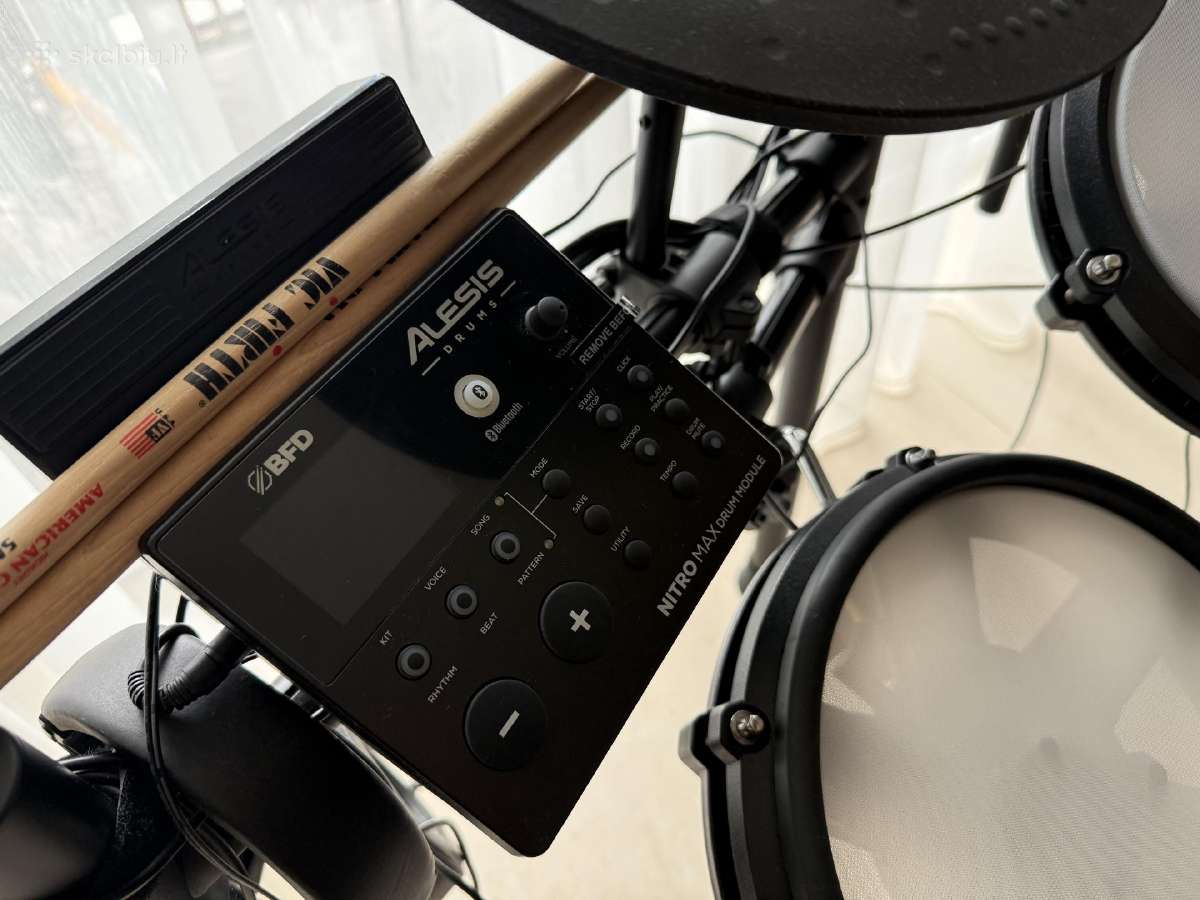 Kaip nauji Alesis Nitro max kit - nuotraukos Nr. 3