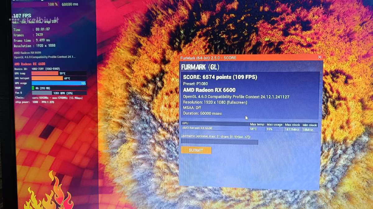 Sapphire Amd Radeon Rx 6600 - nuotraukos Nr. 8