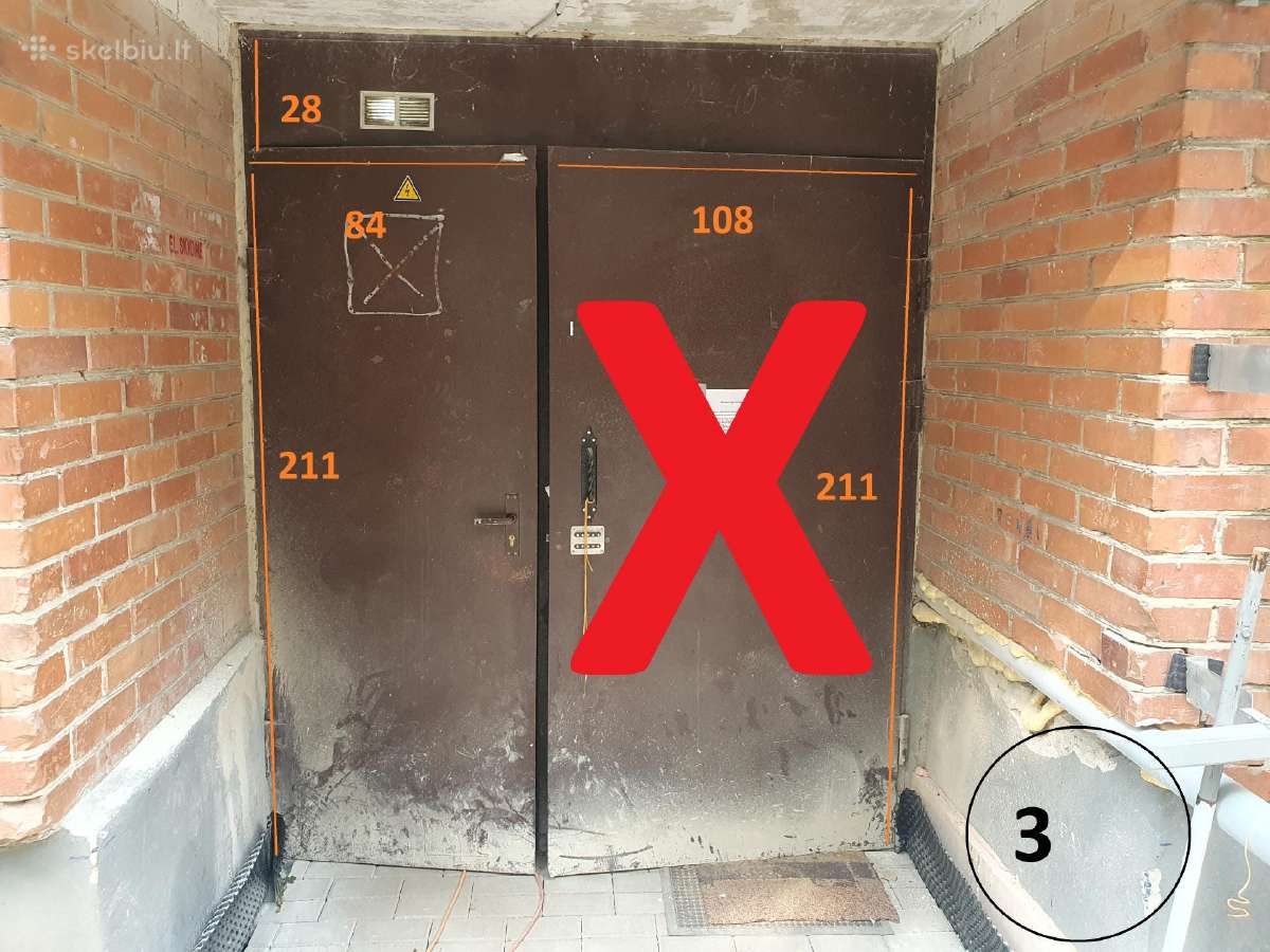 Naudotos lauko durys 3vnt metalinės, 2vnt medinės - nuotraukos Nr. 5