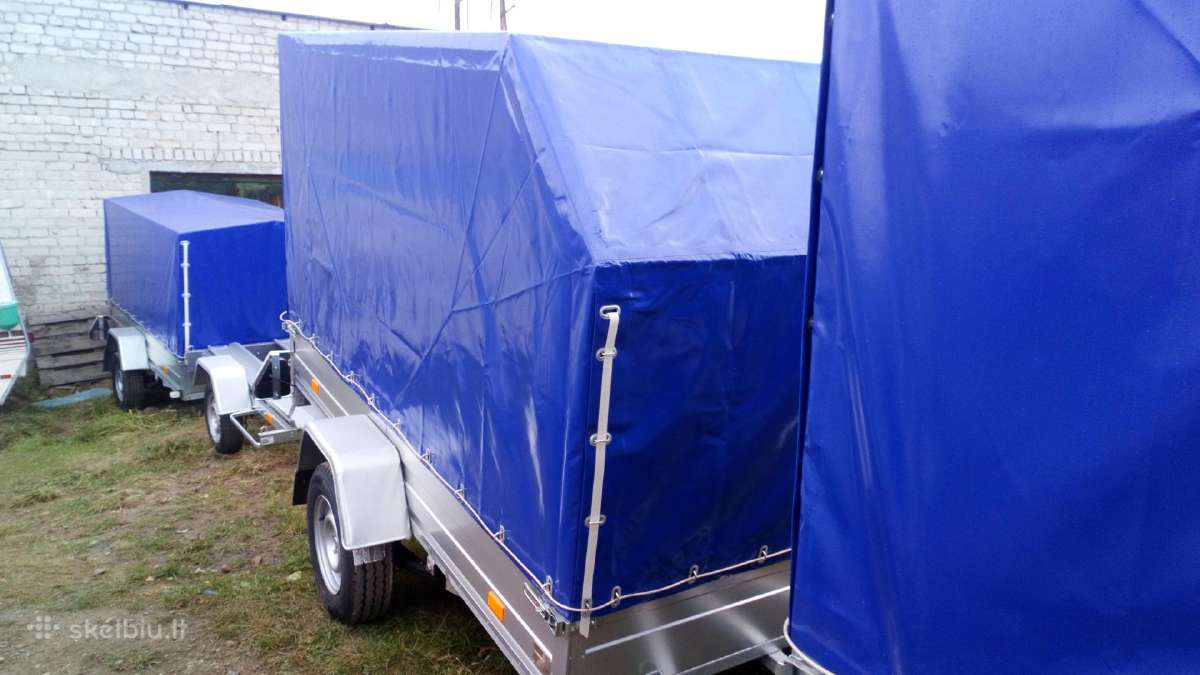 Parduodama itin tvirta 3m priekaba su tentu - nuotraukos Nr. 2