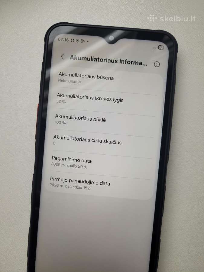 Samsung Galaxy Xcover 7 Pro - nuotraukos Nr. 2