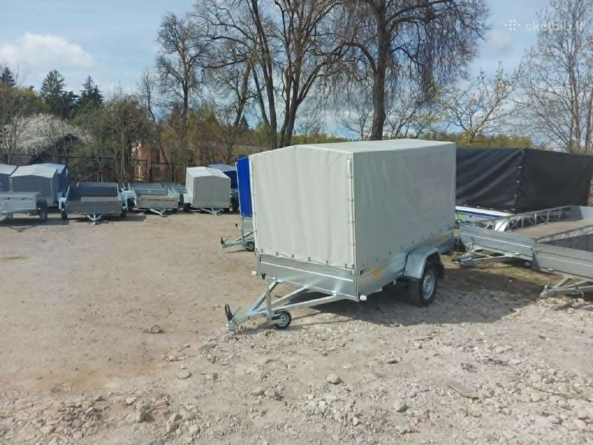 2,7m nauja su/be tento linginė priekaba Rydwan - nuotraukos Nr. 7