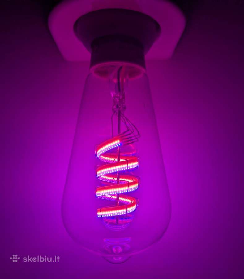 Išmanioji LED lemputė Moes E27 Vintage Rgb WiFi - nuotraukos Nr. 7
