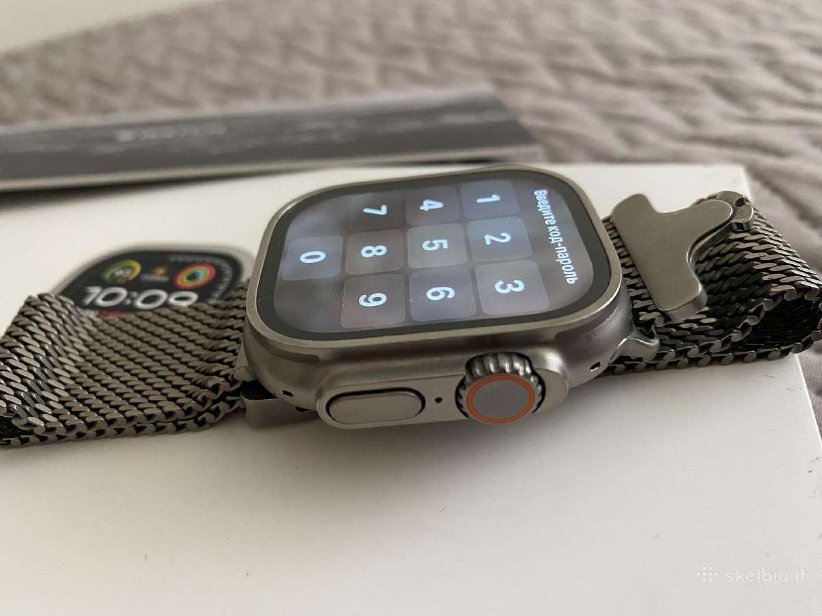 Apple Watch Ultra 2 49 mm Natural Titanium – A2986 - nuotraukos Nr. 3