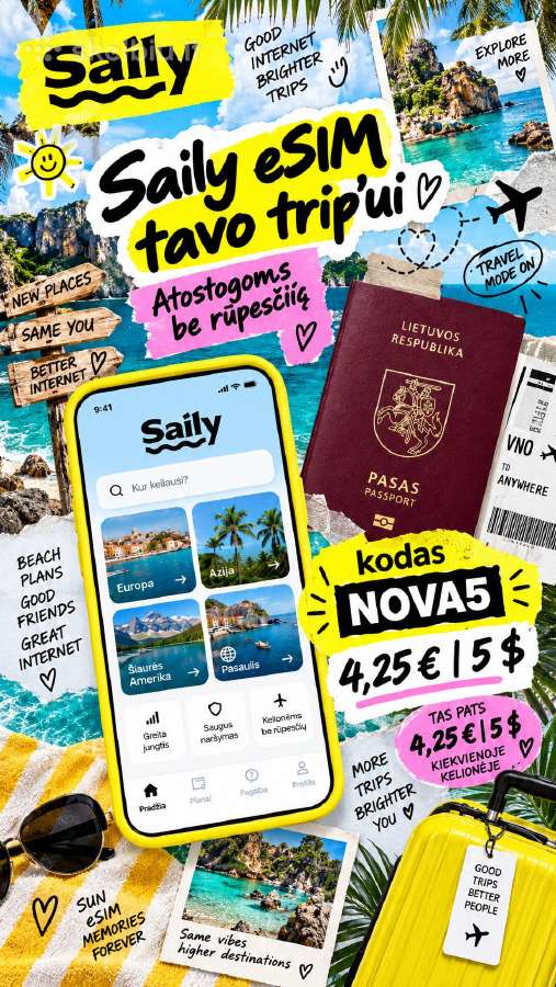 Saily nuolaidos kodas Nova5 4,25 € nuolaida esim - nuotraukos Nr. 8