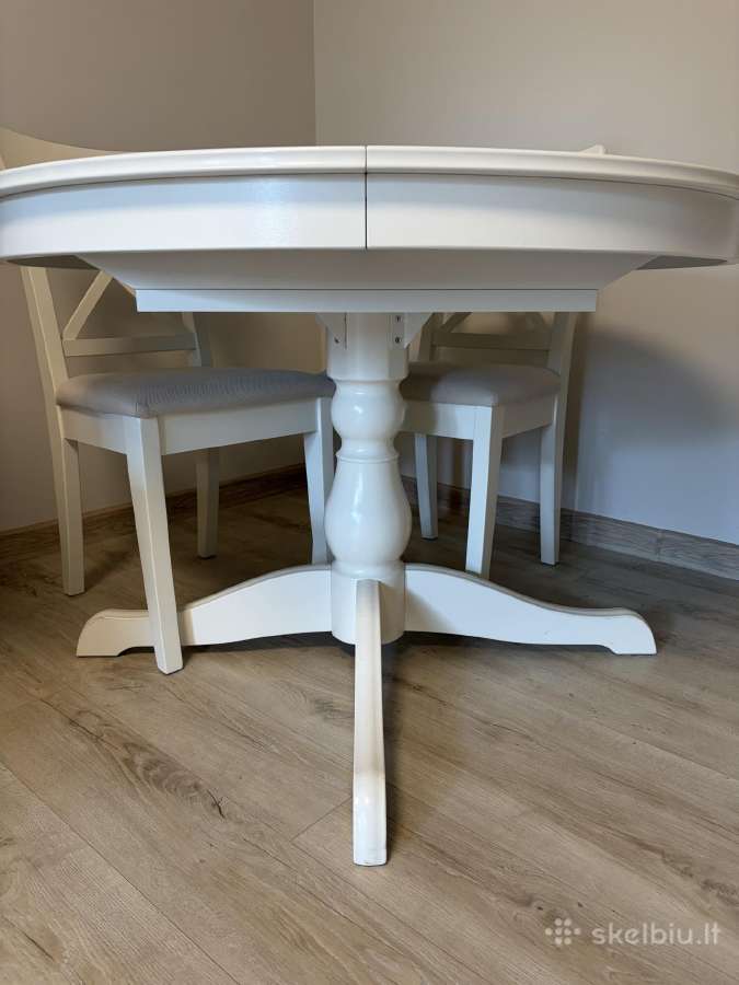 Ikea valgomasis ištraukiamas stalas ir 6 kėdės - nuotraukos Nr. 2