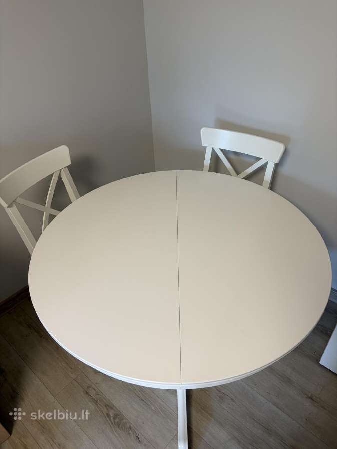 Ikea valgomasis ištraukiamas stalas ir 6 kėdės - nuotraukos Nr. 6