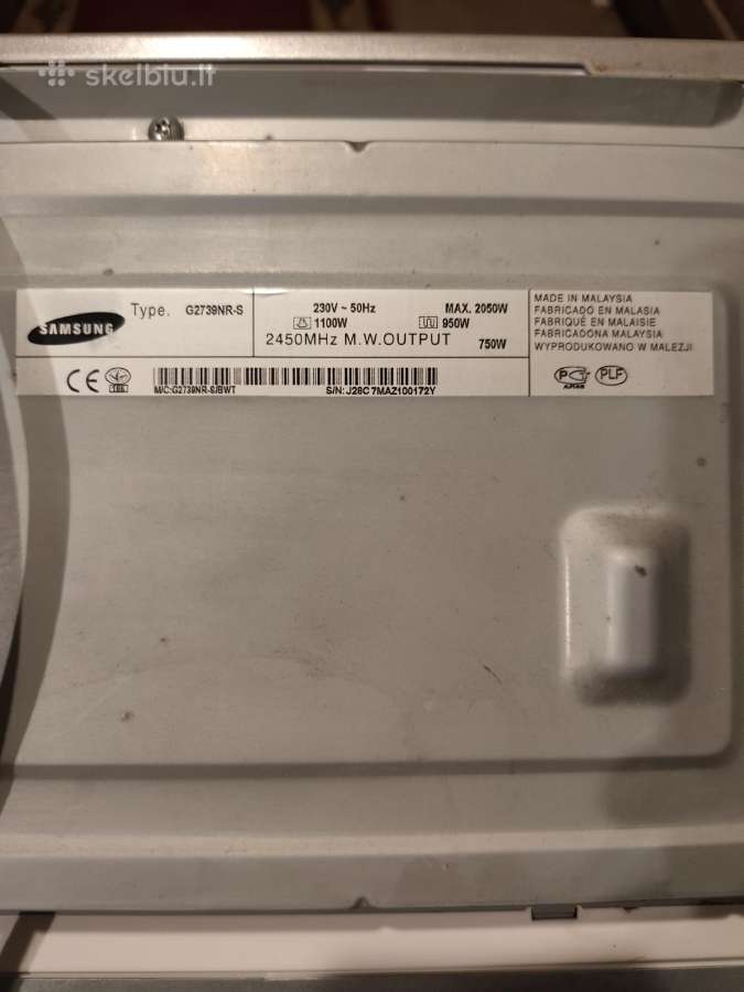 Samsung mikrobangų krosnelė - nuotraukos Nr. 2