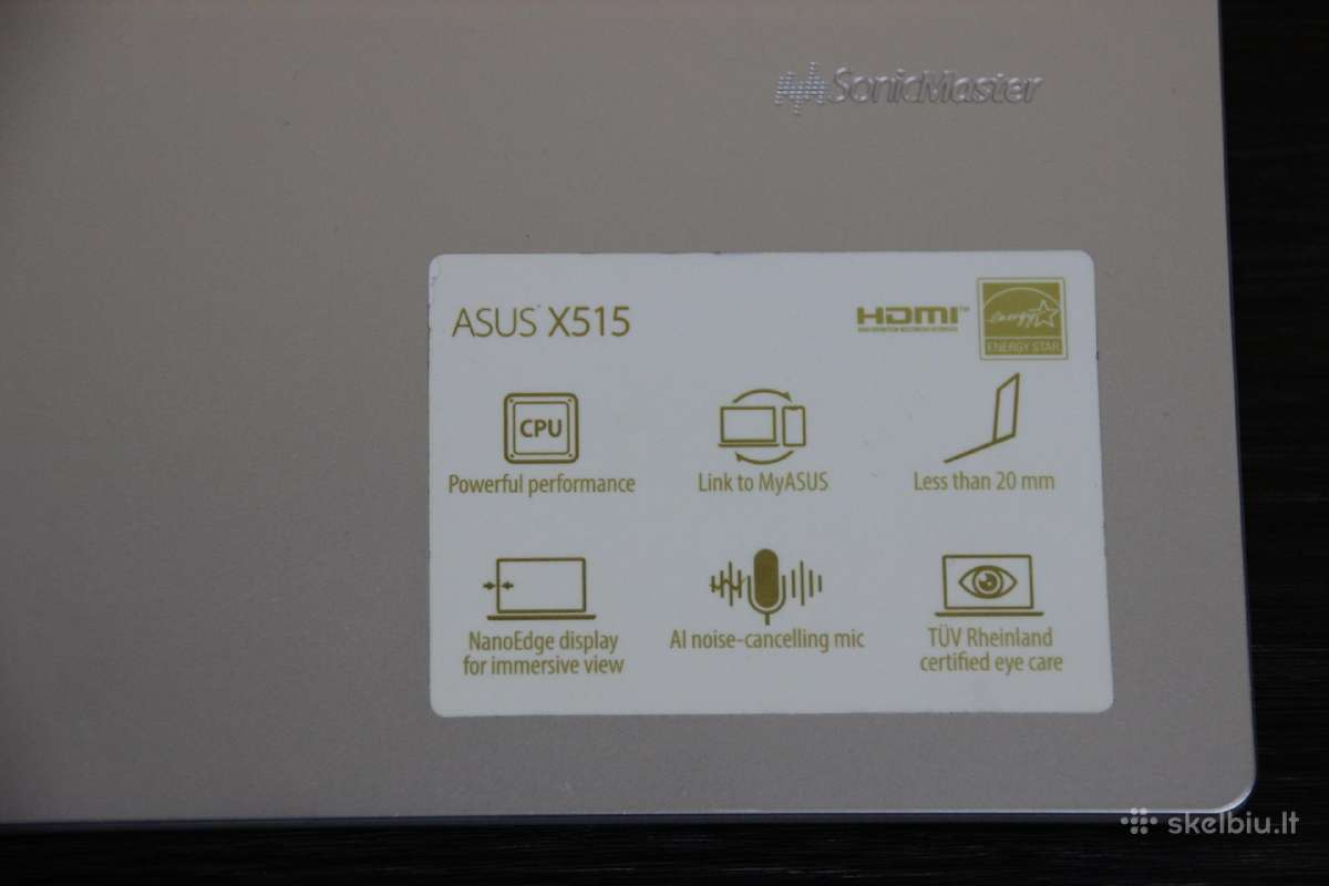 Asus Vivobook X515ea i3-11gen 16gb fullhd - nuotraukos Nr. 3