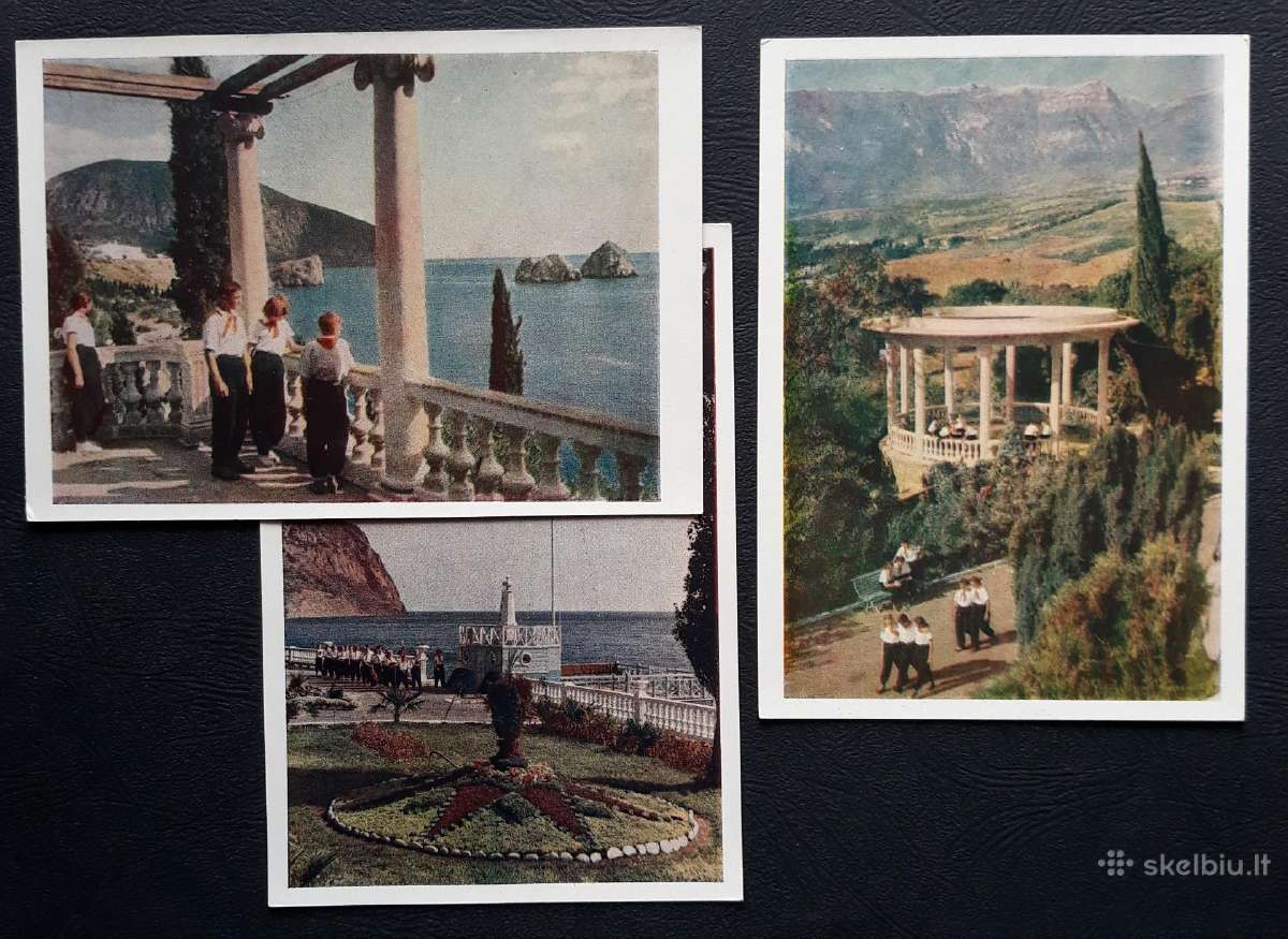 Rinkinys 1958 Pionierių stovykla Artek 10vnt - nuotraukos Nr. 2
