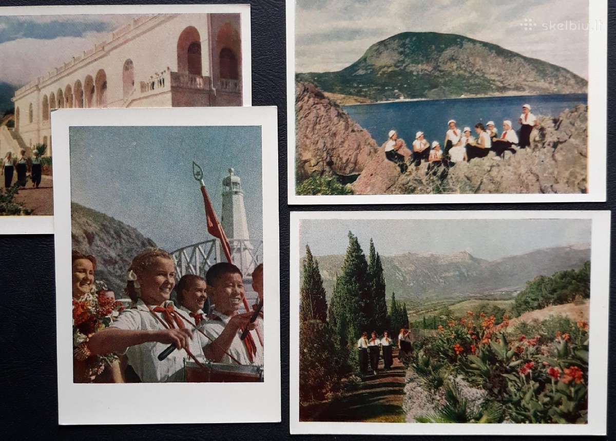 Rinkinys 1958 Pionierių stovykla Artek 10vnt - nuotraukos Nr. 3