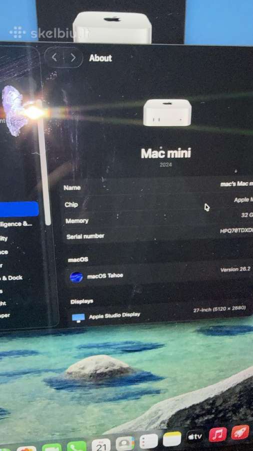 Mac Mini M4 10c Cpu 10c Gpu 32gb RAM 1tb SSD - nuotraukos Nr. 3