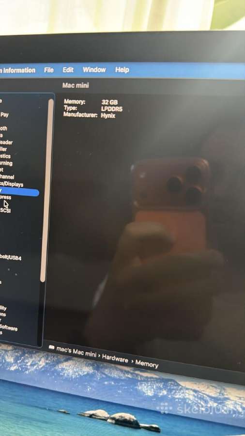 Mac Mini M4 10c Cpu 10c Gpu 32gb RAM 1tb SSD - nuotraukos Nr. 7