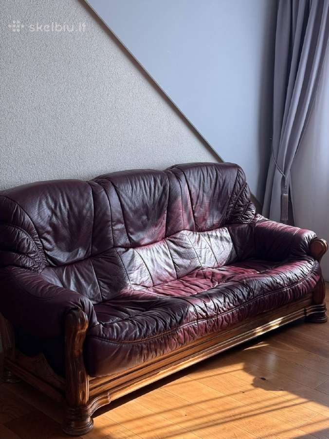Ąžuoliniai-odiniai baldai - nuotraukos Nr. 3