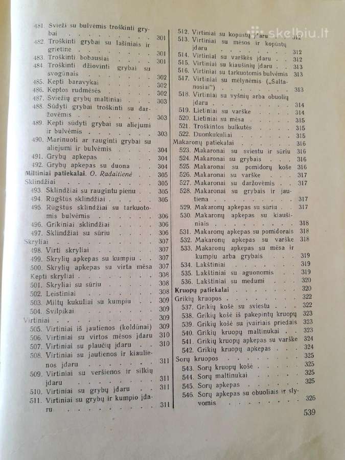 Knyga "Valgių gaminimas" 1956m. - nuotraukos Nr. 15