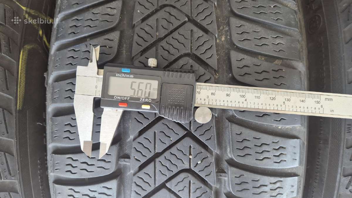 Komplektas žieminių 225/50 R18 Pirelli - nuotraukos Nr. 3