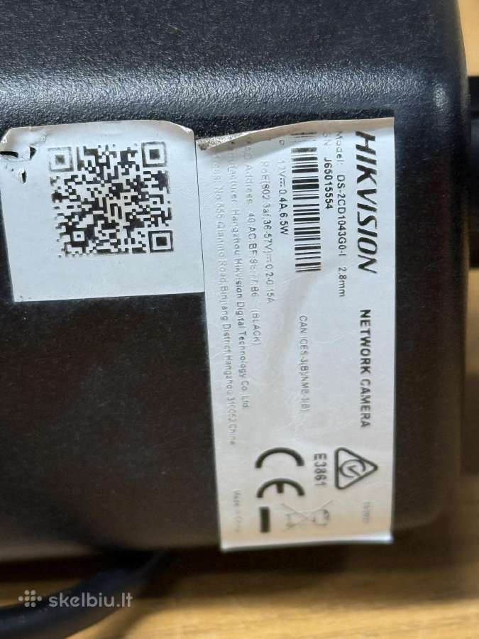 Hikvision 4mp, 2.8 mm, Ir 30 m, DS-2cd1043g0-i - nuotraukos Nr. 4