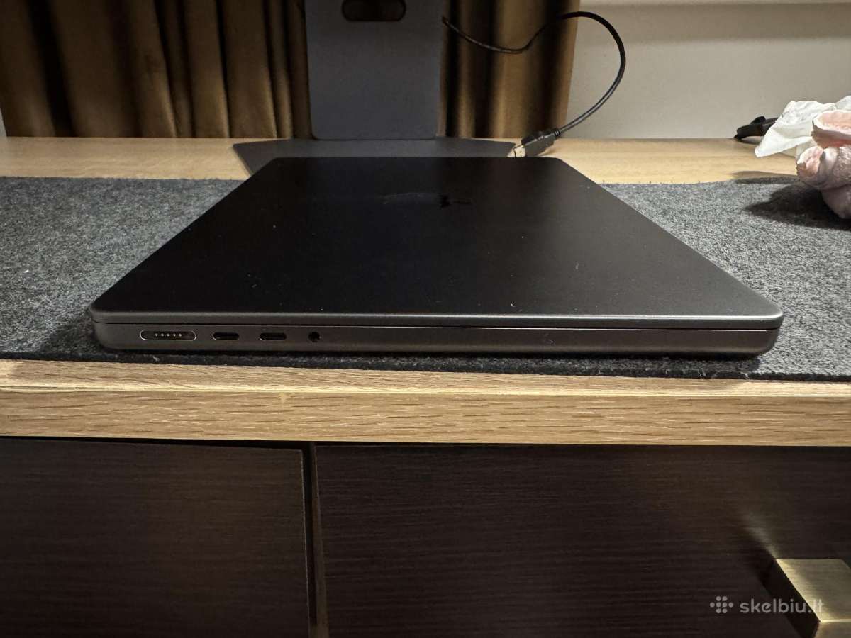 MacBook Pro 14 M4, 16gb/512gb, Space Black - nuotraukos Nr. 6