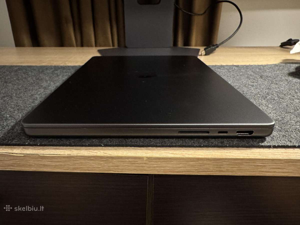 MacBook Pro 14 M4, 16gb/512gb, Space Black - nuotraukos Nr. 8