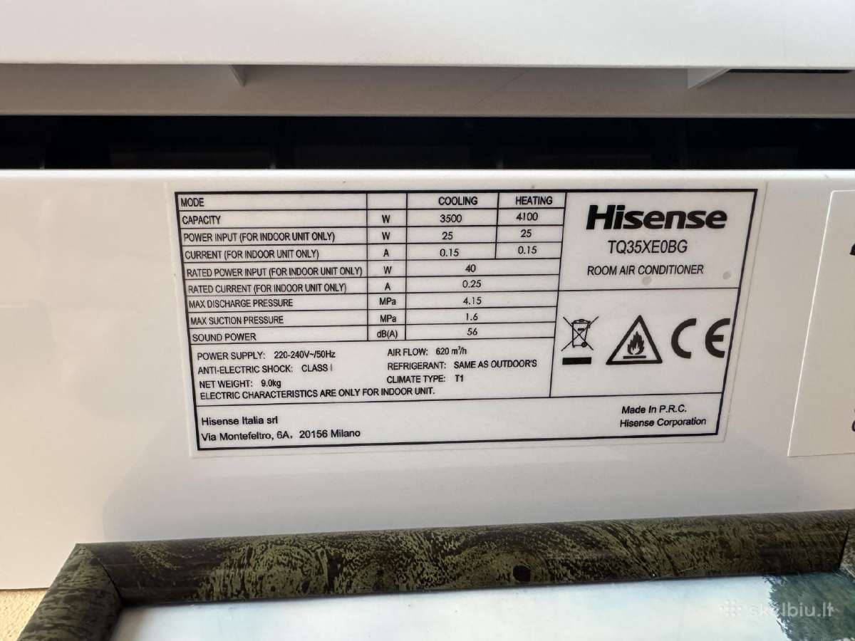 Silumos siurblys Hisense - nuotraukos Nr. 3