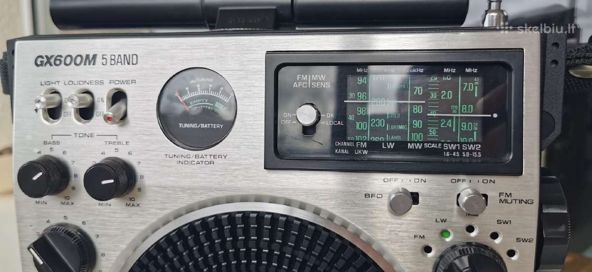Panasonic Gx600m Rf-1150mb Fm/lw/mw/sw Radijas - nuotraukos Nr. 2