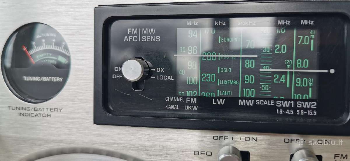 Panasonic Gx600m Rf-1150mb Fm/lw/mw/sw Radijas - nuotraukos Nr. 3