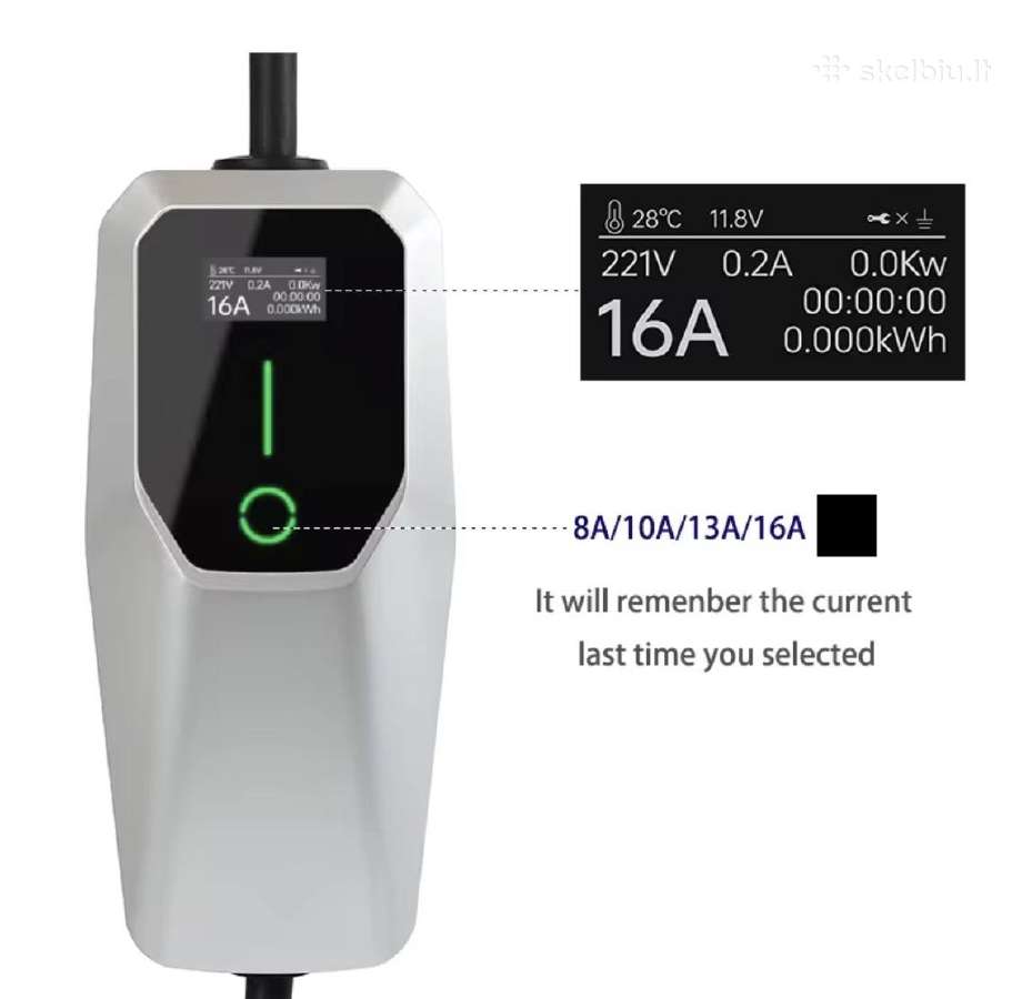 11-22kw type2 pakrovejai 16-32a - nuotraukos Nr. 2