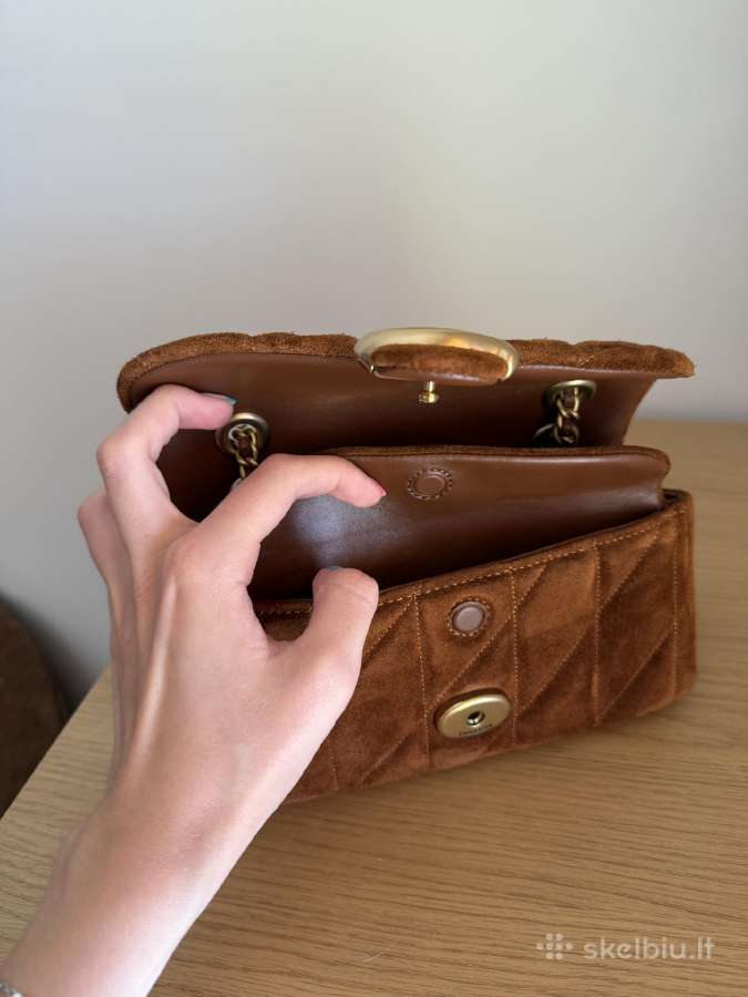 Coach tabby suede 20 rankinė per petį - nuotraukos Nr. 7